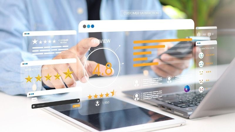 Google reviews for law firm with 5 star ratings and client feedback